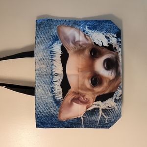 NEW- Tote Bag  - Shoulder Bag - Dog - CHIHUAHUA